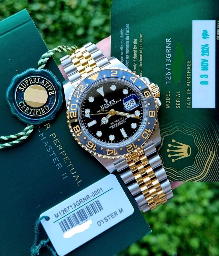 🔝👑BRAND NEW ROLEX GMT MASTER II 126713GRNR FULL SET👑🔝 (1)